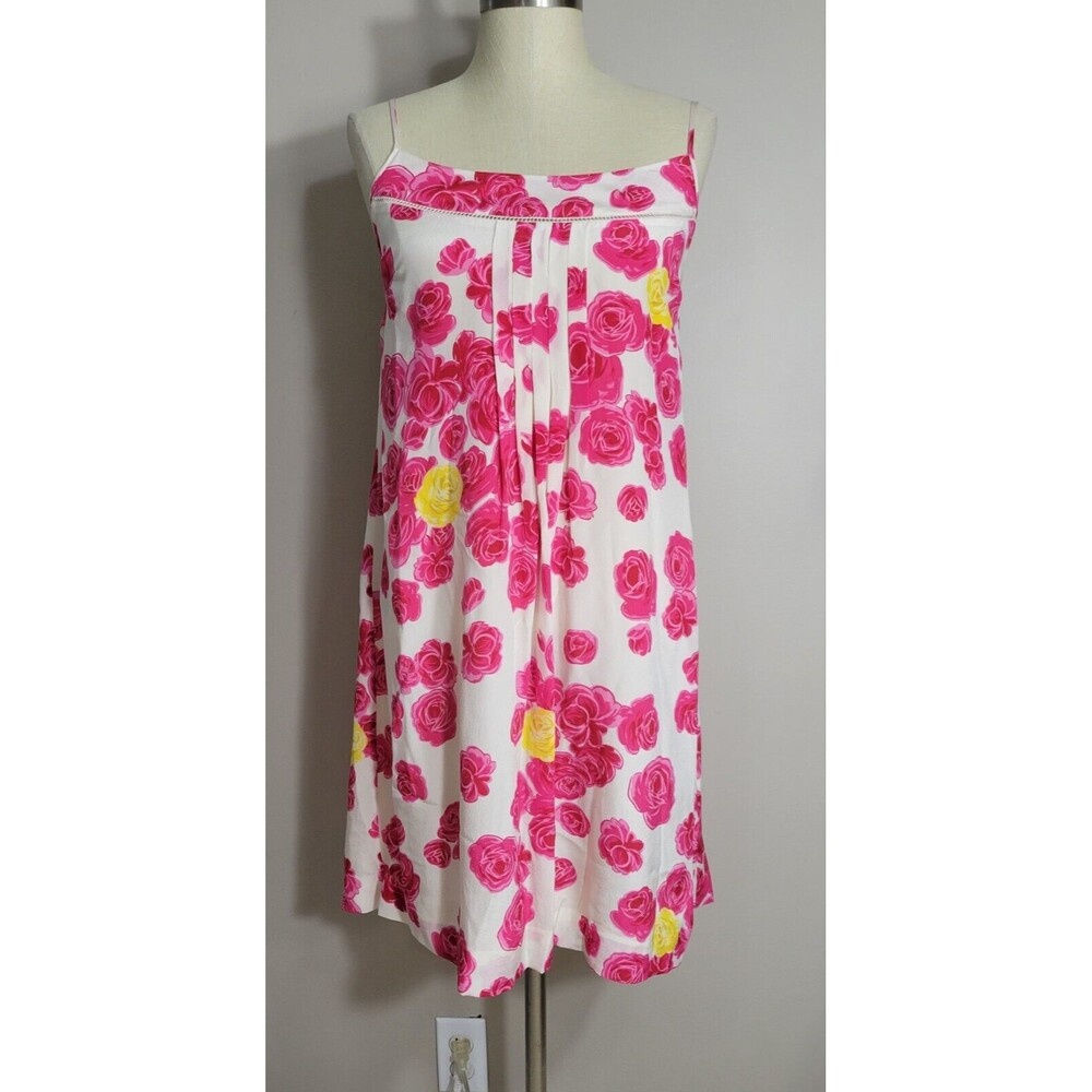 Anthropologie Moulinette Soeurs Silk Flower Dress Size 6